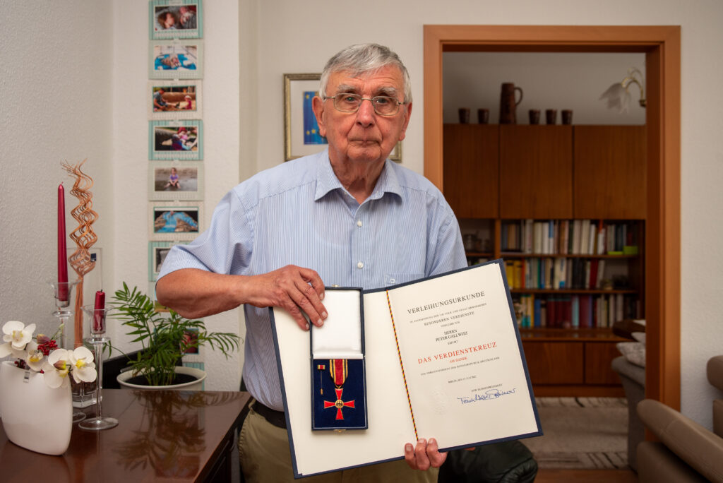 Peter Gallwitz - erhielt für seinen Einsatz das Bundesverdienstkreuz